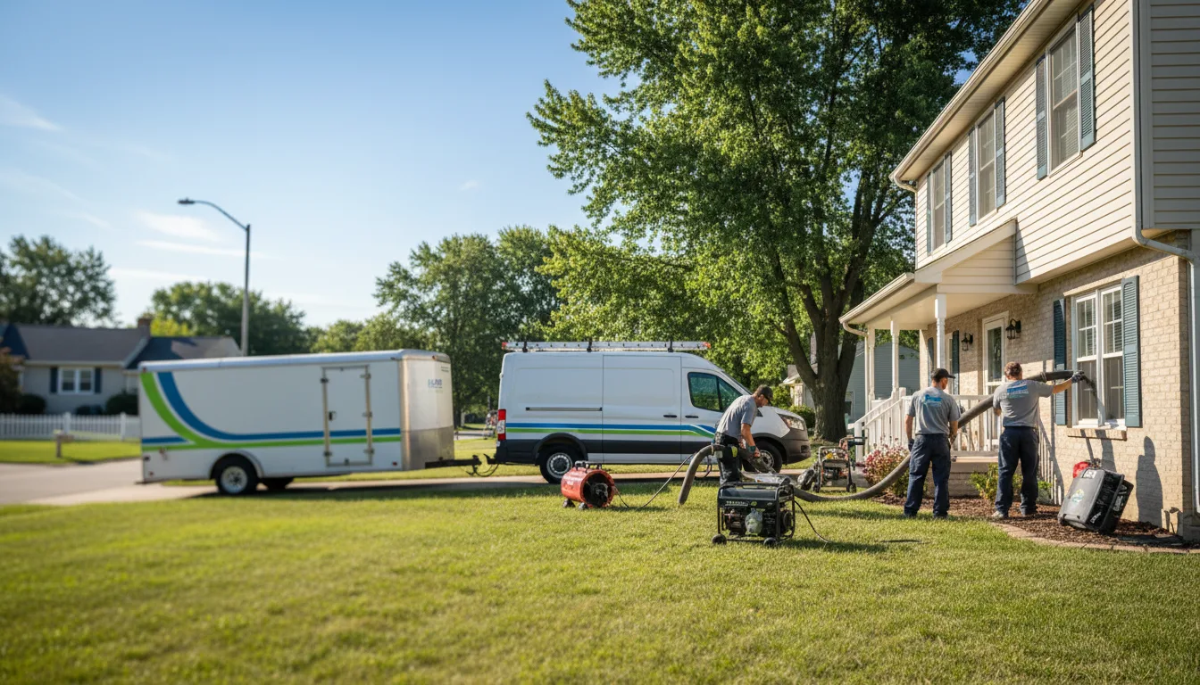 Flooded Basement Restoration And Cleanup With Repair in Alden, KS near me